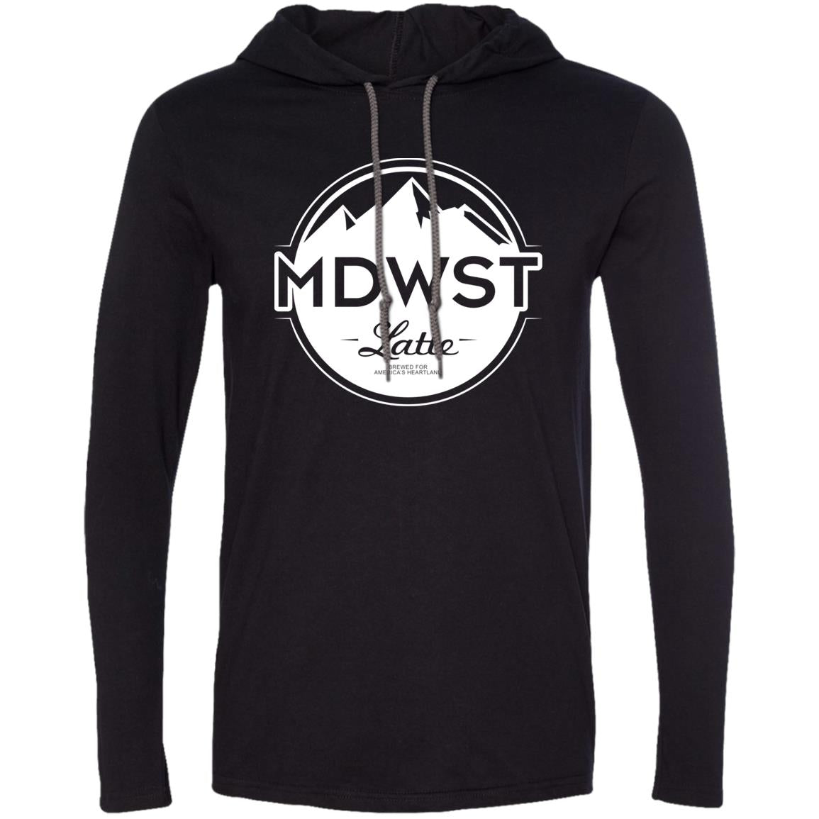 MDWST Latte Men's LS T-Shirt Hoodie