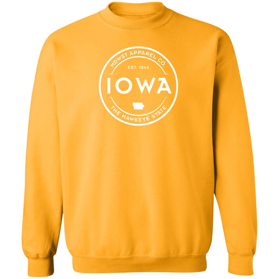 Iowa Crest Crewneck Pullover Sweatshirt