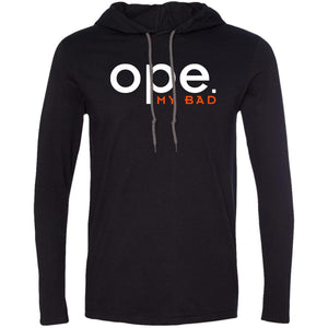 Ope My Bad Men's LS T-Shirt Hoodie