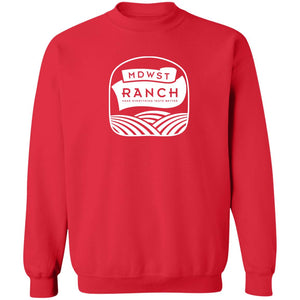 MDWST Ranch Crewneck Pullover Sweatshirt