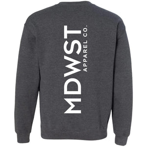 MDWST Vertical Crewneck Pullover Sweatshirt