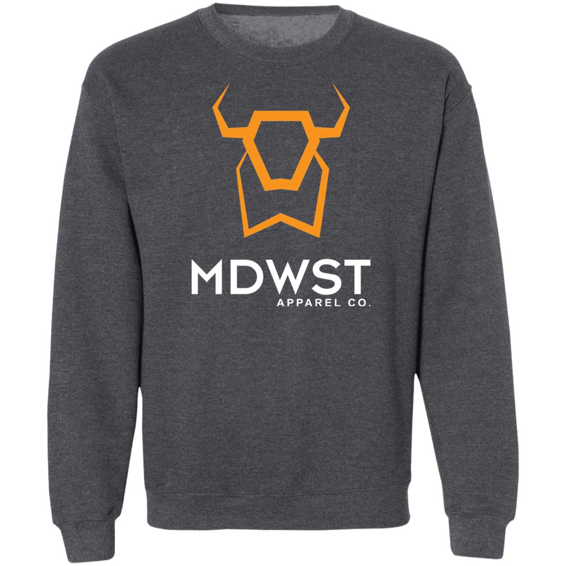 MDWST Bison Crewneck Pullover Sweatshirt