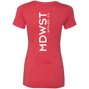 MDWST Vertical Ladies' Triblend T-Shirt