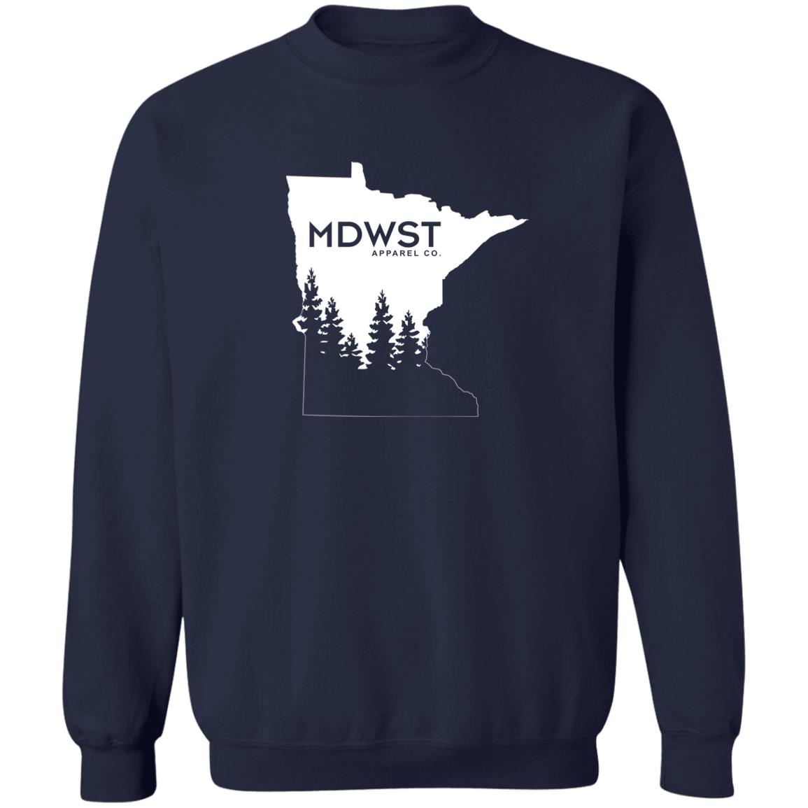 Minnesota Pines Crewneck Pullover Sweatshirt