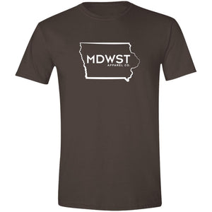 MDWST IA State Outline Men's T-Shirt