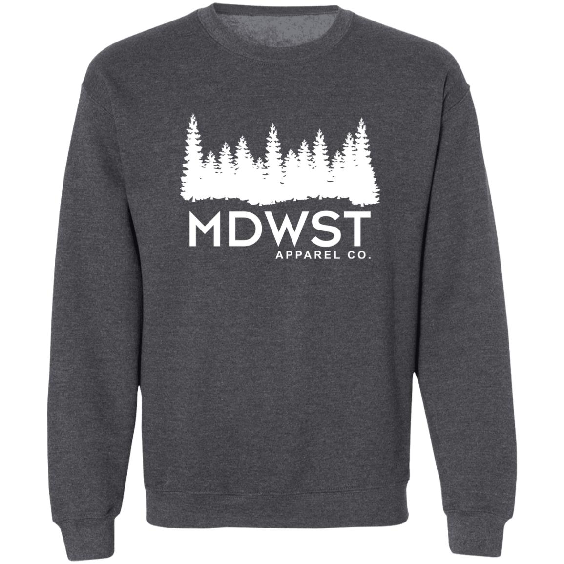 MDWST Pines Crewneck Pullover Sweatshirt