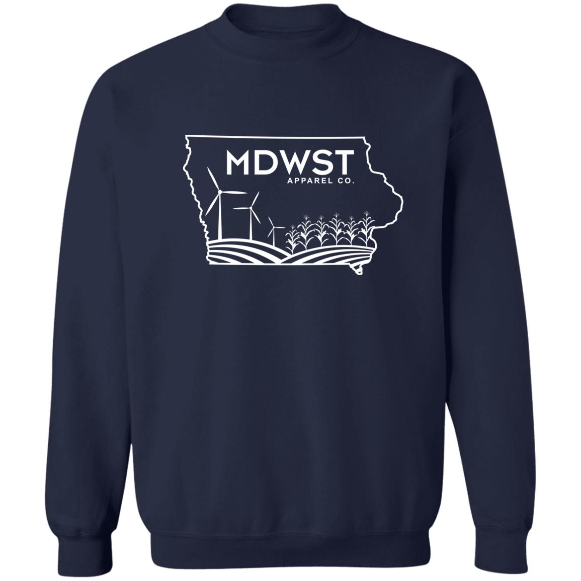 Iowa Landscape Crewneck Pullover Sweatshirt