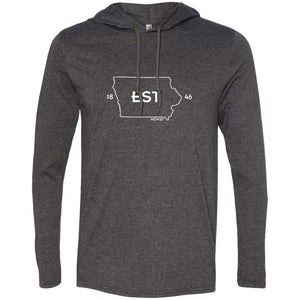 Iowa Est. Men's LS T-Shirt Hoodie