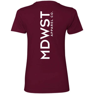 MDWST Vertical Ladies' Boyfriend T-Shirt