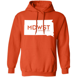 South Dakota Front Men's Pullover Hoodie