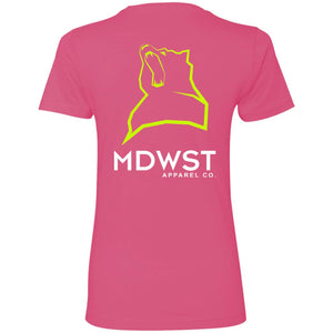 MDWST Bear Ladies' Boyfriend T-Shirt