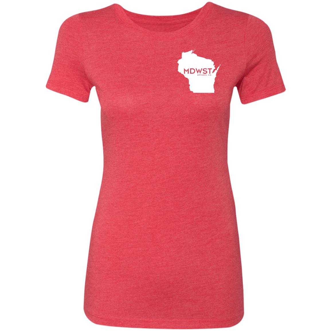 Wisconsin Ladies' Triblend T-Shirt