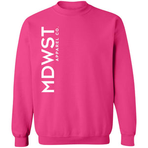 MDWST Vertical Crewneck Pullover Sweatshirt