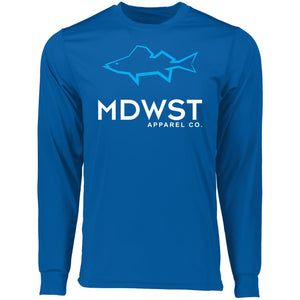 MDWST Walleye Long Sleeve Moisture-Wicking Tee