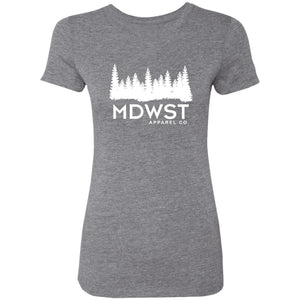 MDWST Pines Ladies' Triblend T-Shirt