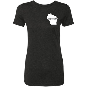 Wisconsin Ladies' Triblend T-Shirt